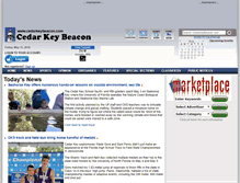 Tablet Screenshot of cedarkeybeacon.com